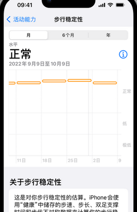 泾川iPhone手机维修如何在iPhone开启'步行稳定性通知'