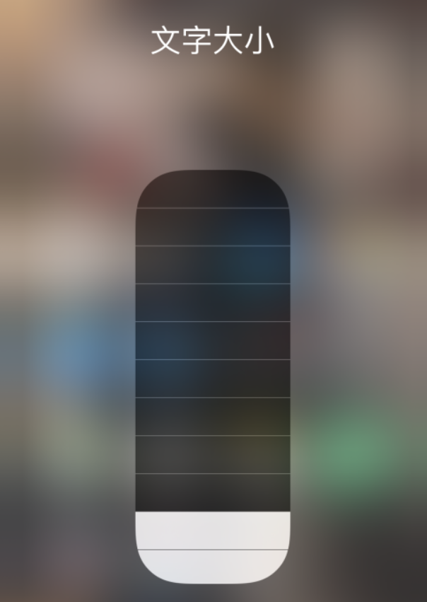 泾川苹果手机维修分享小技巧：在 iPhone 控制中心快速调节字体大小 